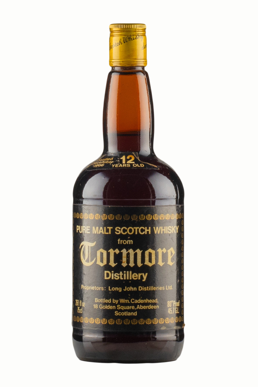 Tormore 12 Year Old Cadenheads 1966