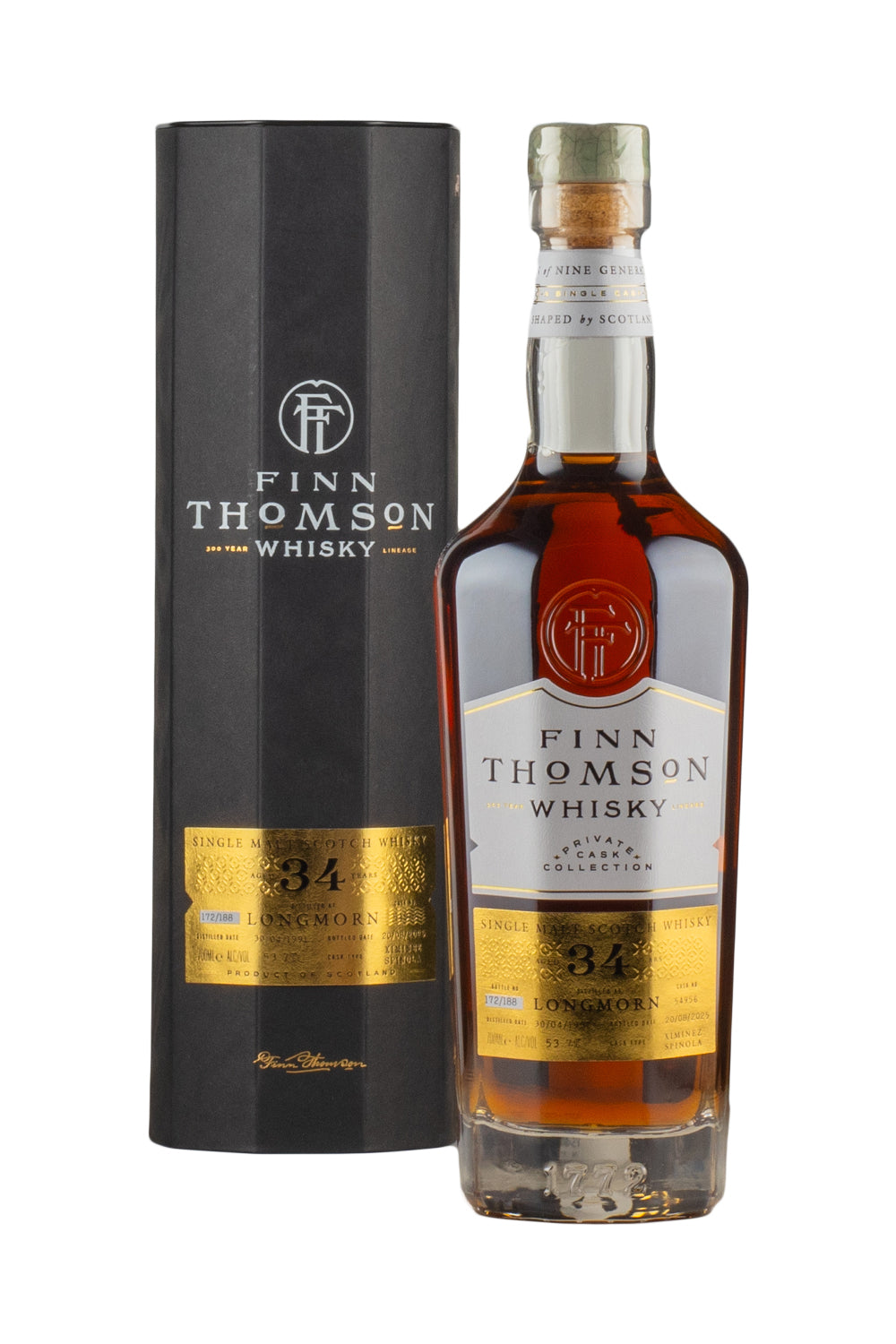 Longmorn 34 Year Old Finn Thomson 1991