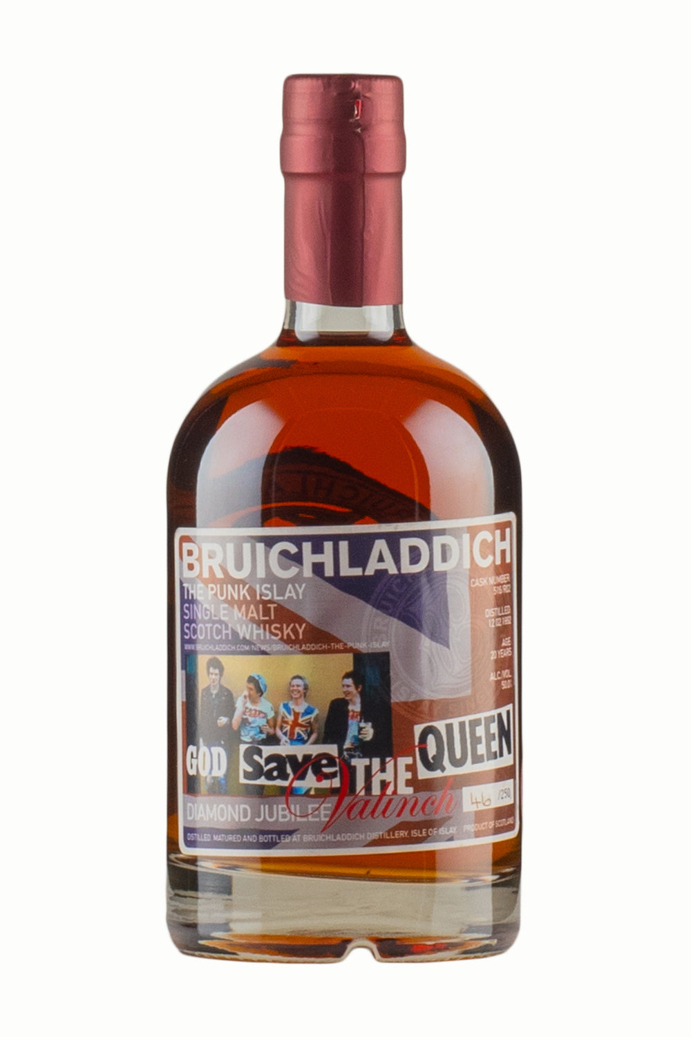 Bruichladdich 20 Year Old Valinch God Save The Queen 1992