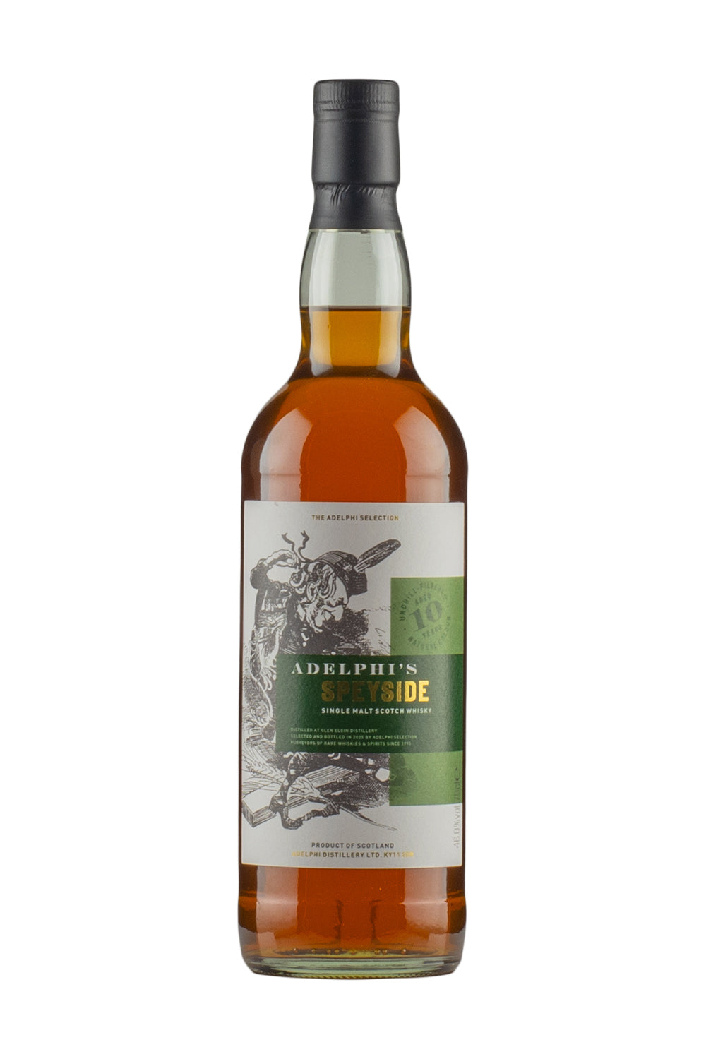 Adelphi`s 10 Year Old Speyside Single Malt (Glen Elgin)