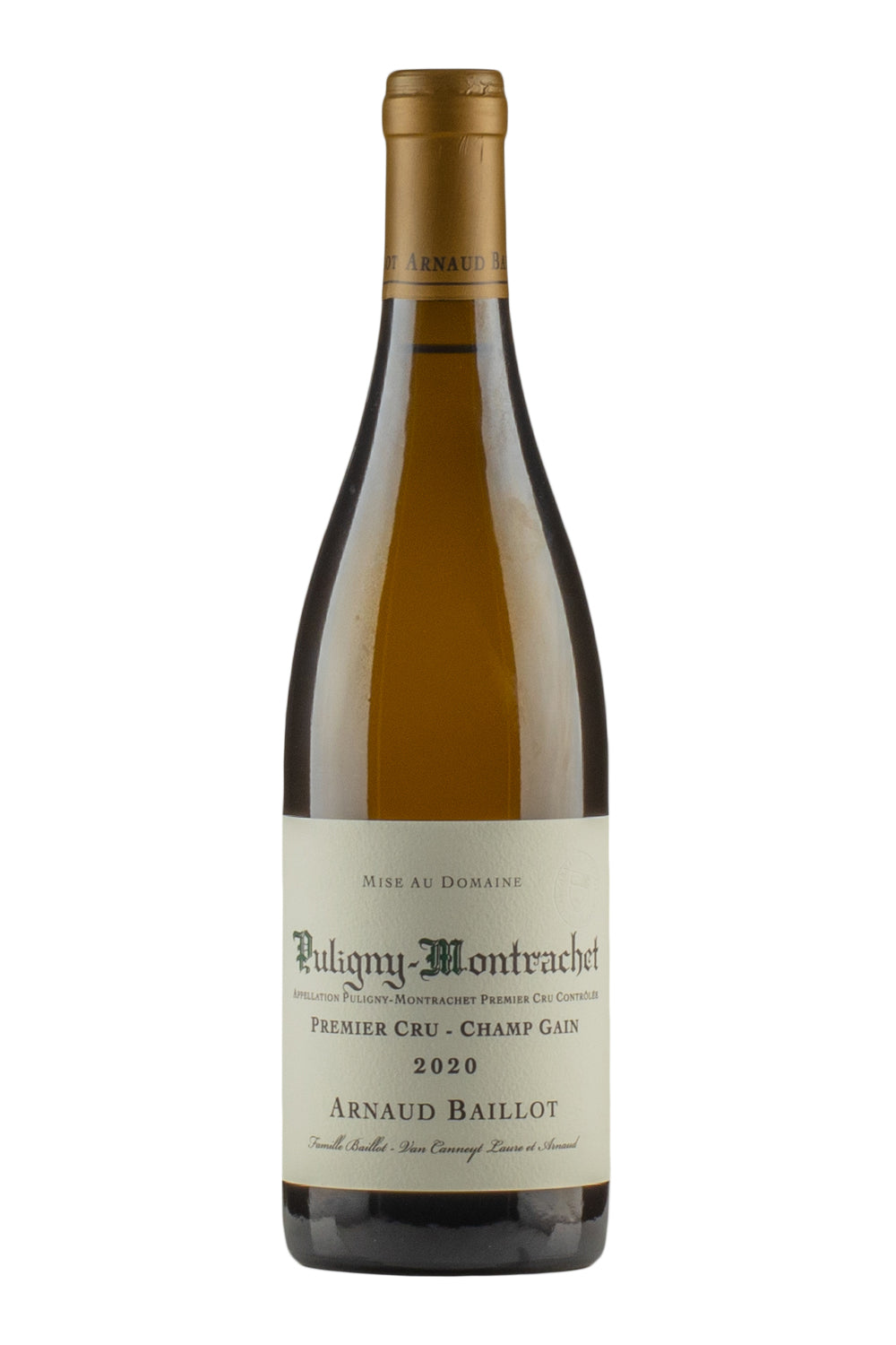 Puligny Montrachet Champ Gain Baillot 2020