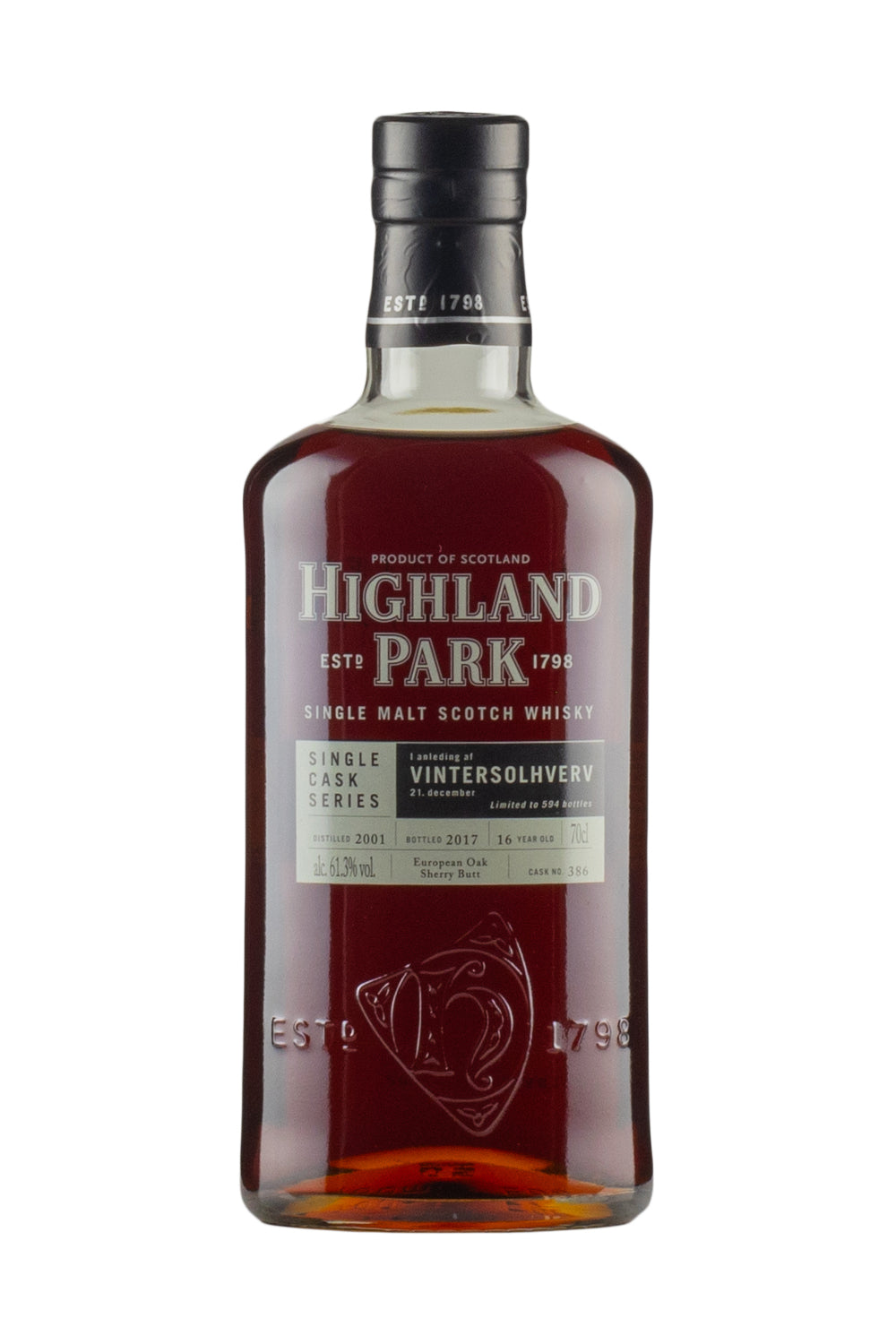 Highland Park 16 Year Old Single Cask `Vintersolhverv` 2001