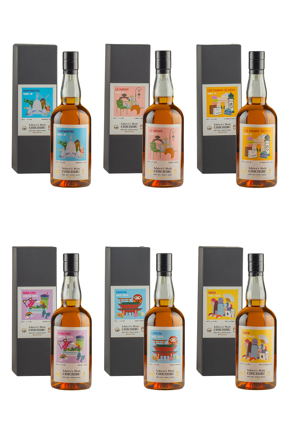 Chichibu Paris Edition (2025 Edition) Six Bottle Collection