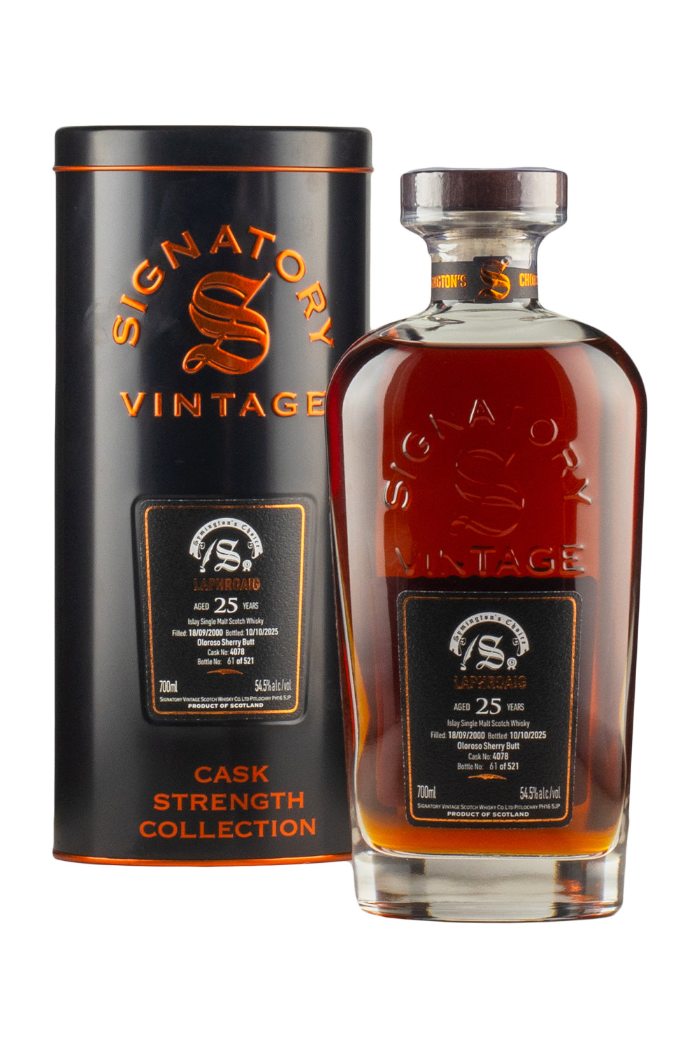 Laphroaig 25 Year Old Symington`s Choice Signatory 2000