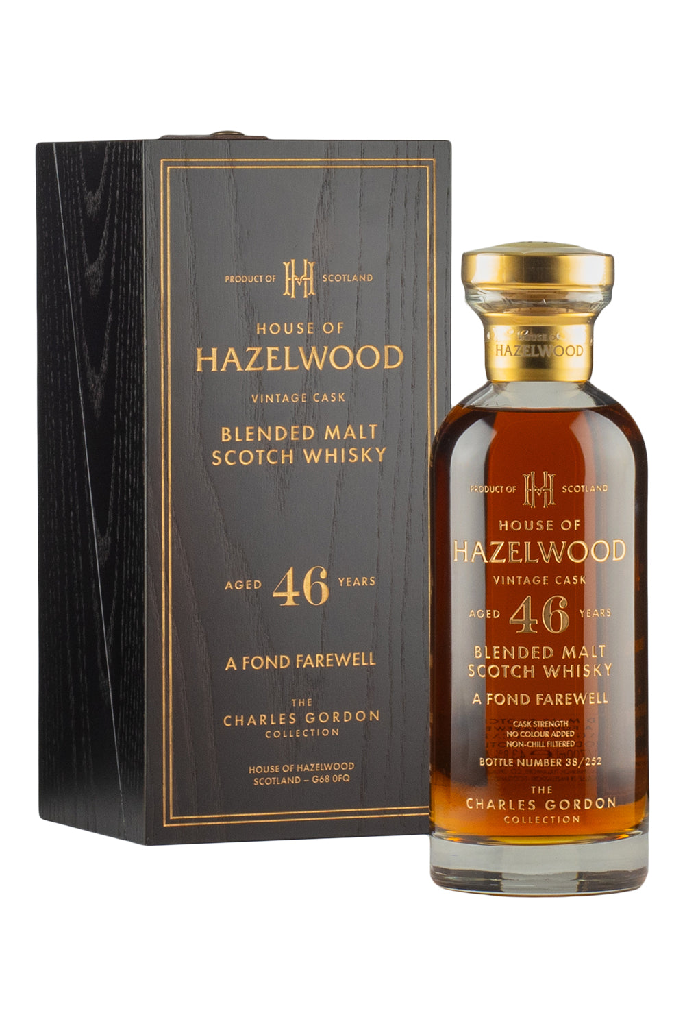 A Fond Farewell 46 Year Old Blended Malt House of Hazelwood Charles Gordon Collection