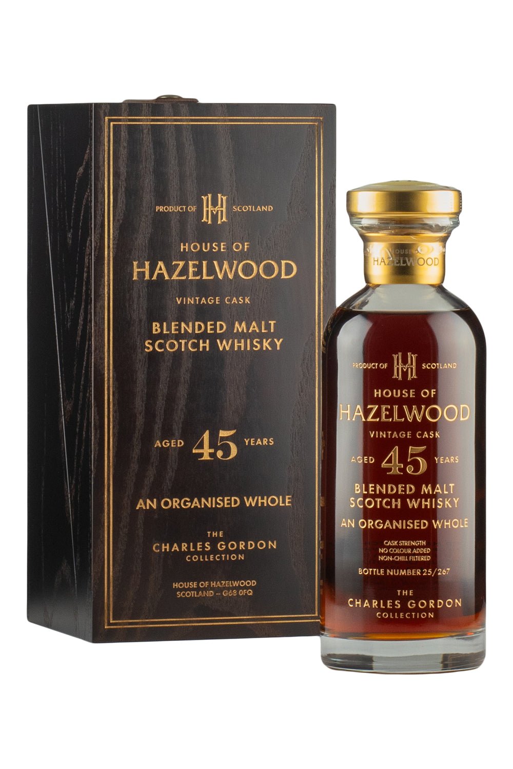 An Organised Whole 45 Year Old Blended Malt House of Hazelwood Charles Gordon Collection