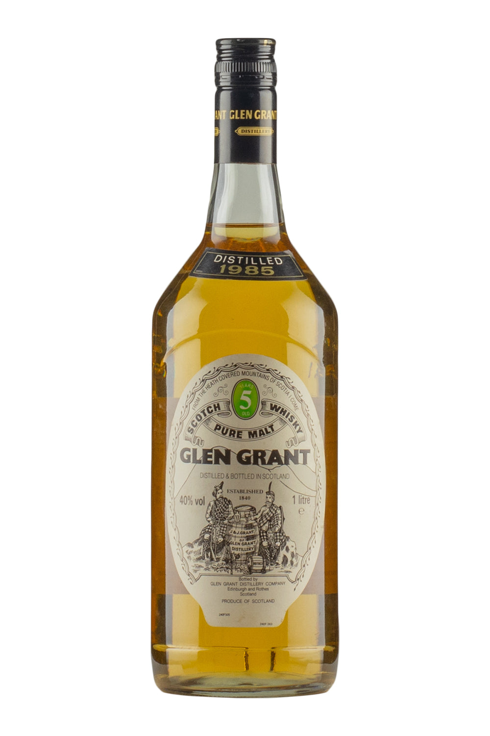 Glen Grant 5 Year Old Gordon and MacPhail 1985