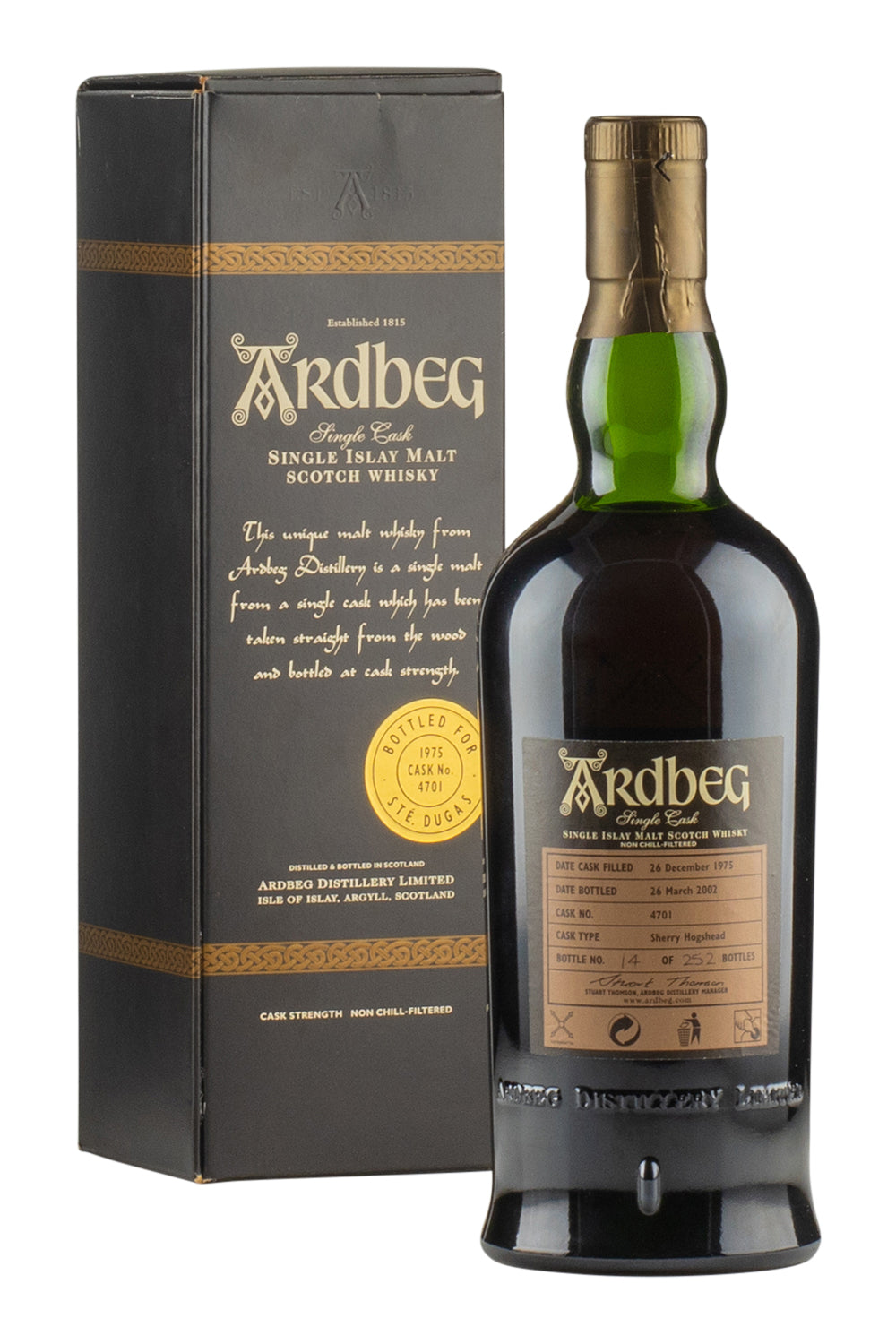 Ardbeg 26 Year Old Single Sherry Cask 4701 1975