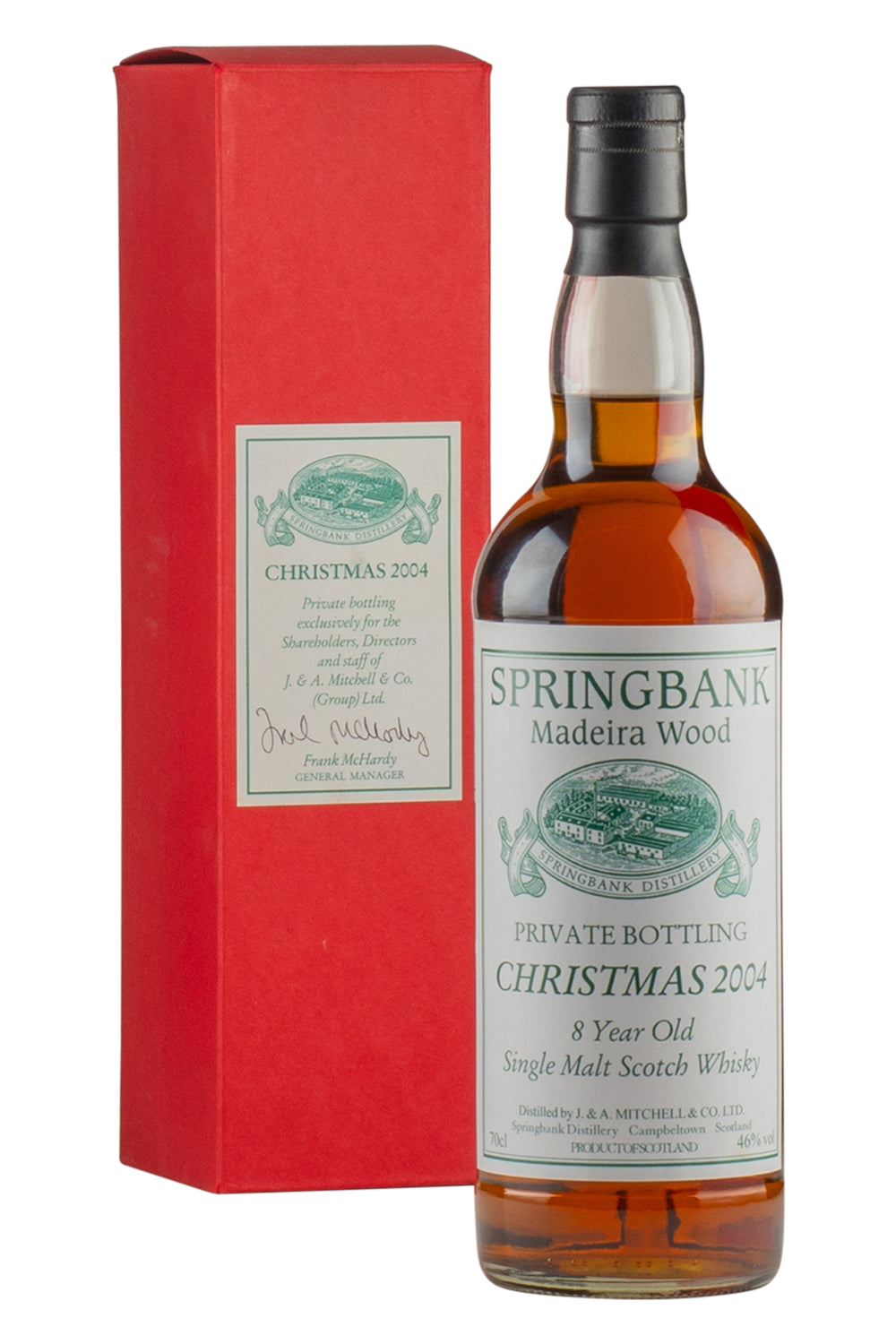 Springbank Madeira Wood Christmas (2004 Release)