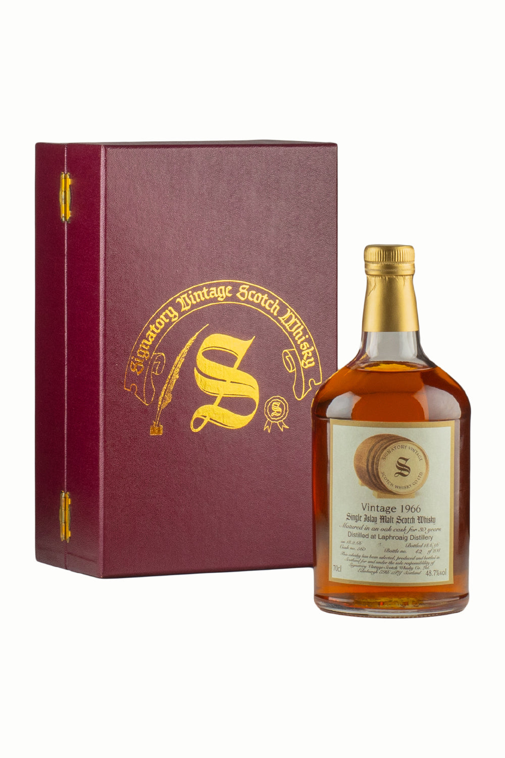 Laphroaig 30 Year Old Cask #560 Signatory Vintage 1966