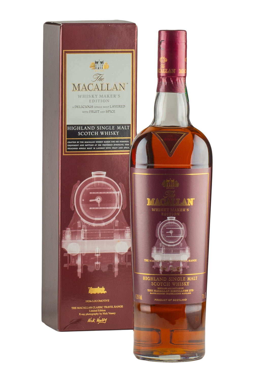 Macallan Whisky Maker`s Edition 1920s Locomotive / Nick Veasey Classic Travel