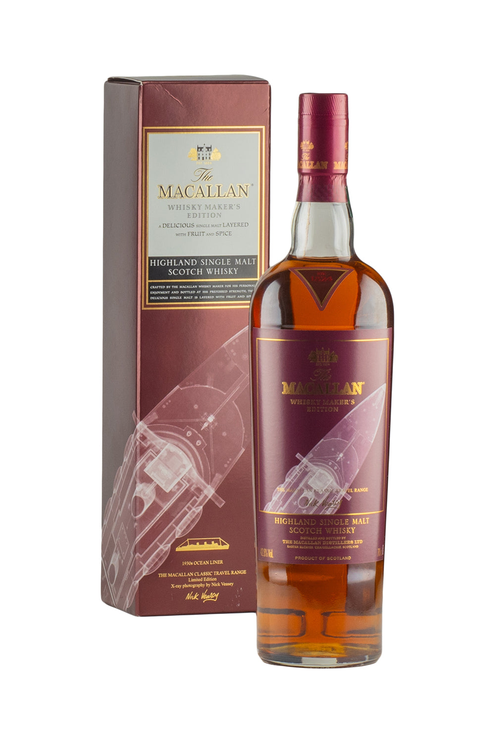 Macallan Whisky Maker`s Edition 1930s Ocean Liner / Nick Veasey Classic Travel