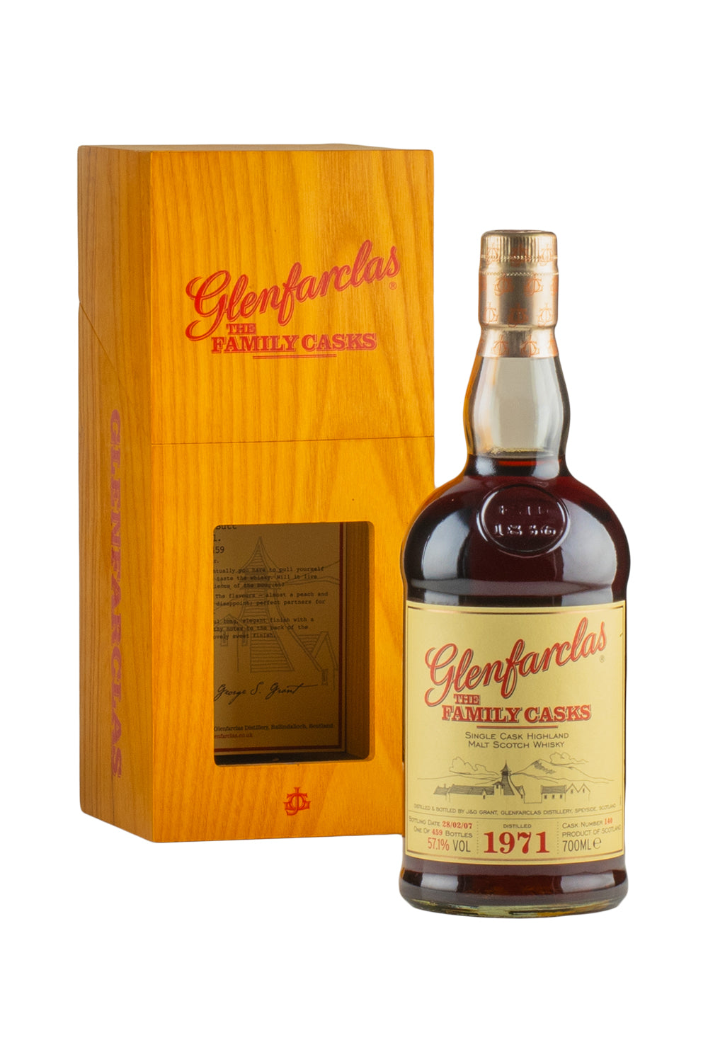 Glenfarclas 36 Year Old Family Cask 140 1971