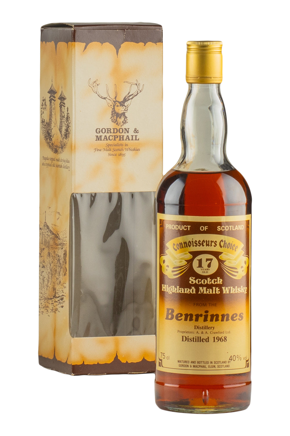Benrinnes 17 Year Old Connoisseurs Choice Gordon and MacPhail 1968