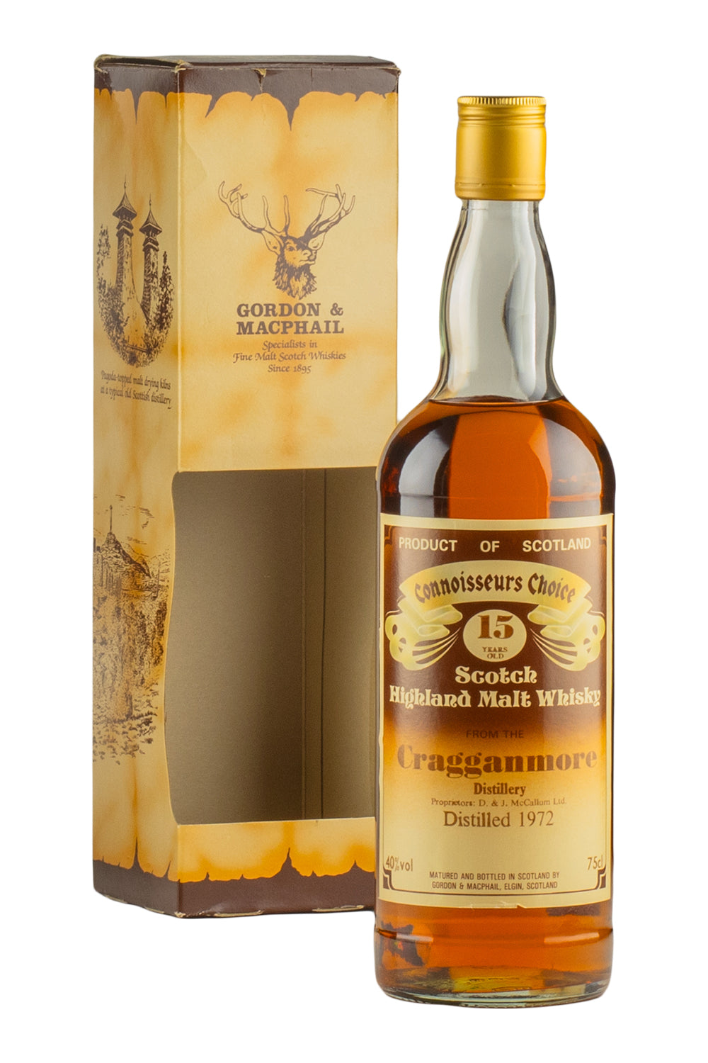 Cragganmore 15 Year Old Connoisseurs Choice Gordon and MacPhail 1972