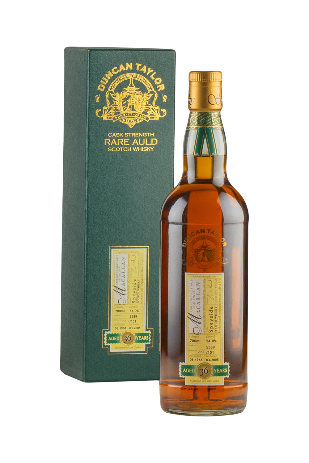Macallan 36 Year Old Single Cask #5589 Duncan Taylor