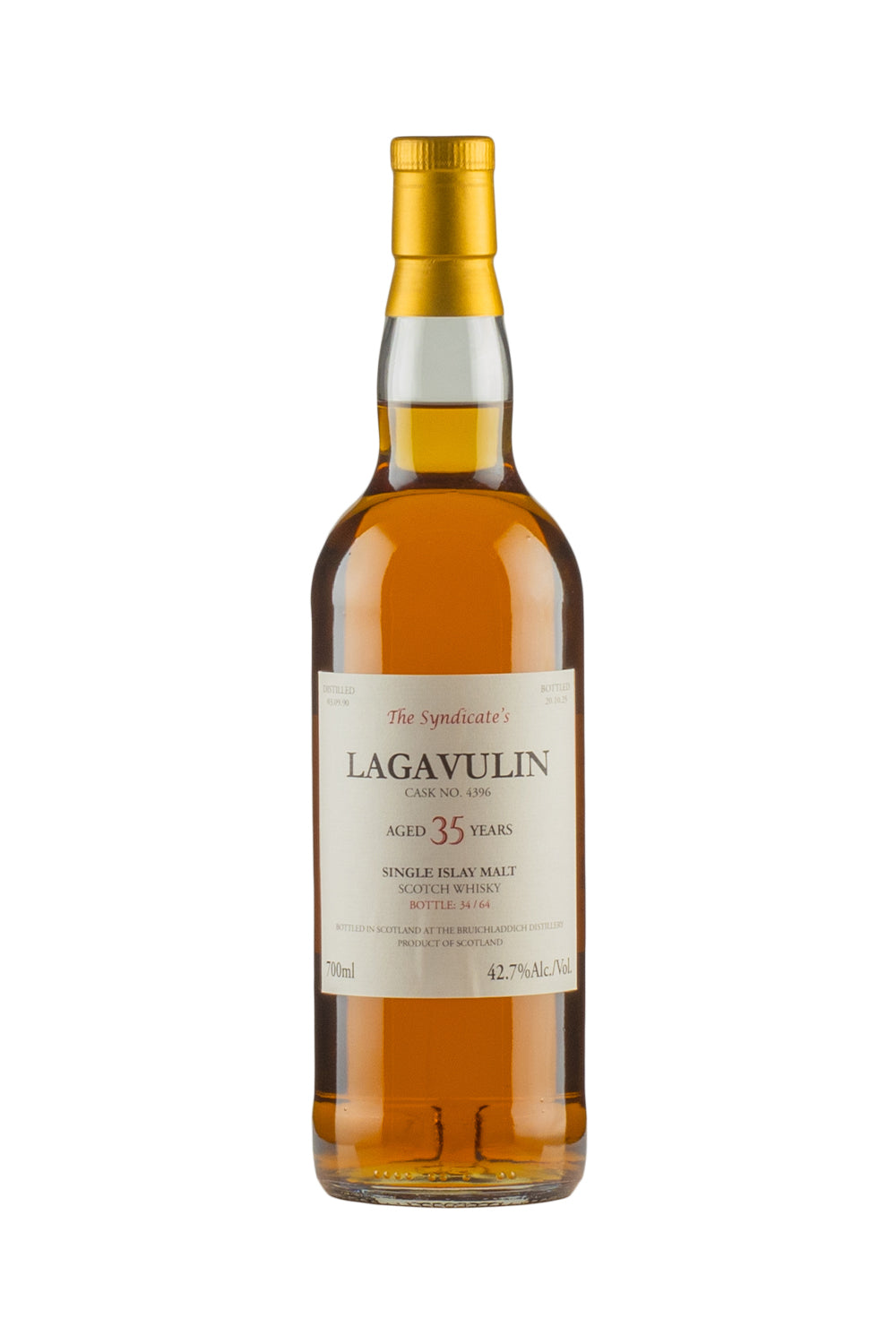 Lagavulin 35 Year Old The Syndicate 1990