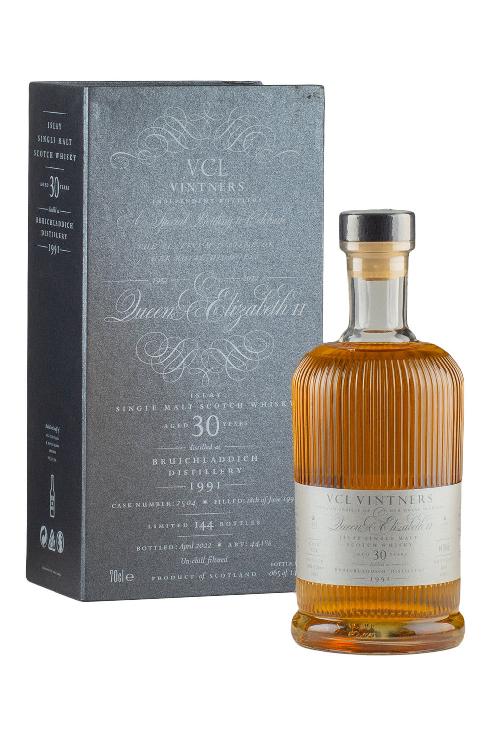 Bruichladdich 30 Year Old VCL Vintners Jubilee Bottling 1991
