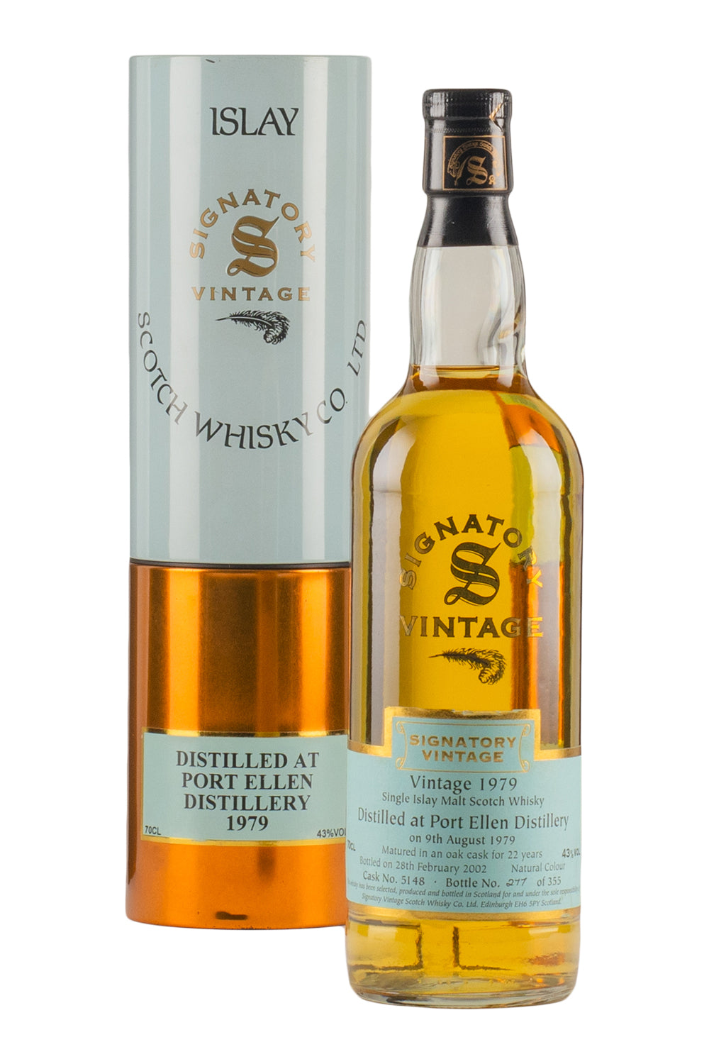 Port Ellen 22 Year Old Cask #5148 Signatory 1979