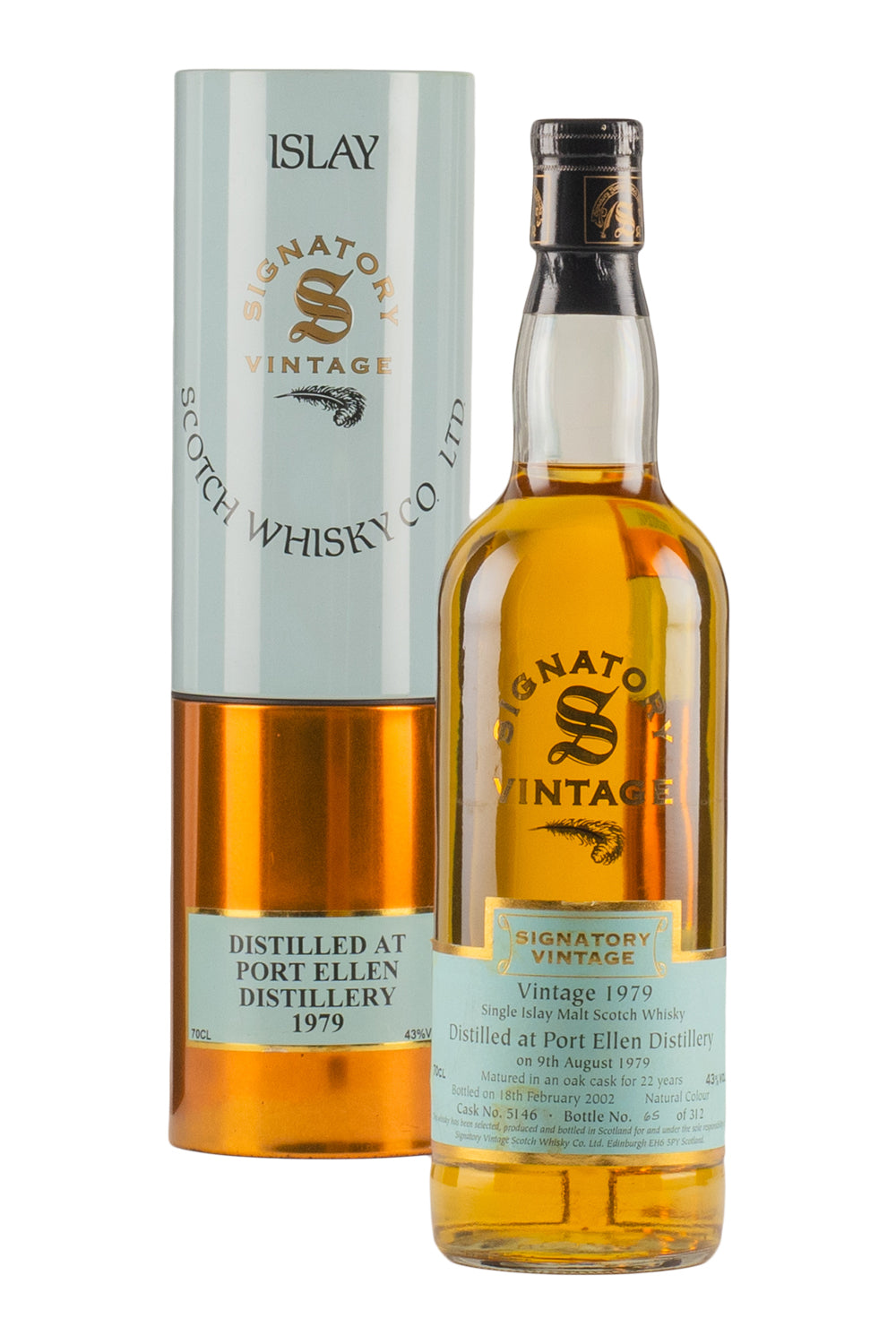 Port Ellen 22 Year Old Cask #5146 Signatory 1979