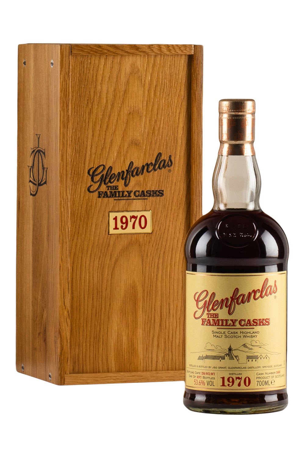 Glenfarclas 37 Year Old Family Cask 566 1970