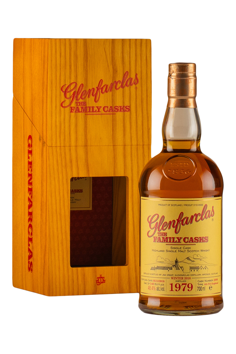 Glenfarclas 39 Year Old Family Cask 2088 1979