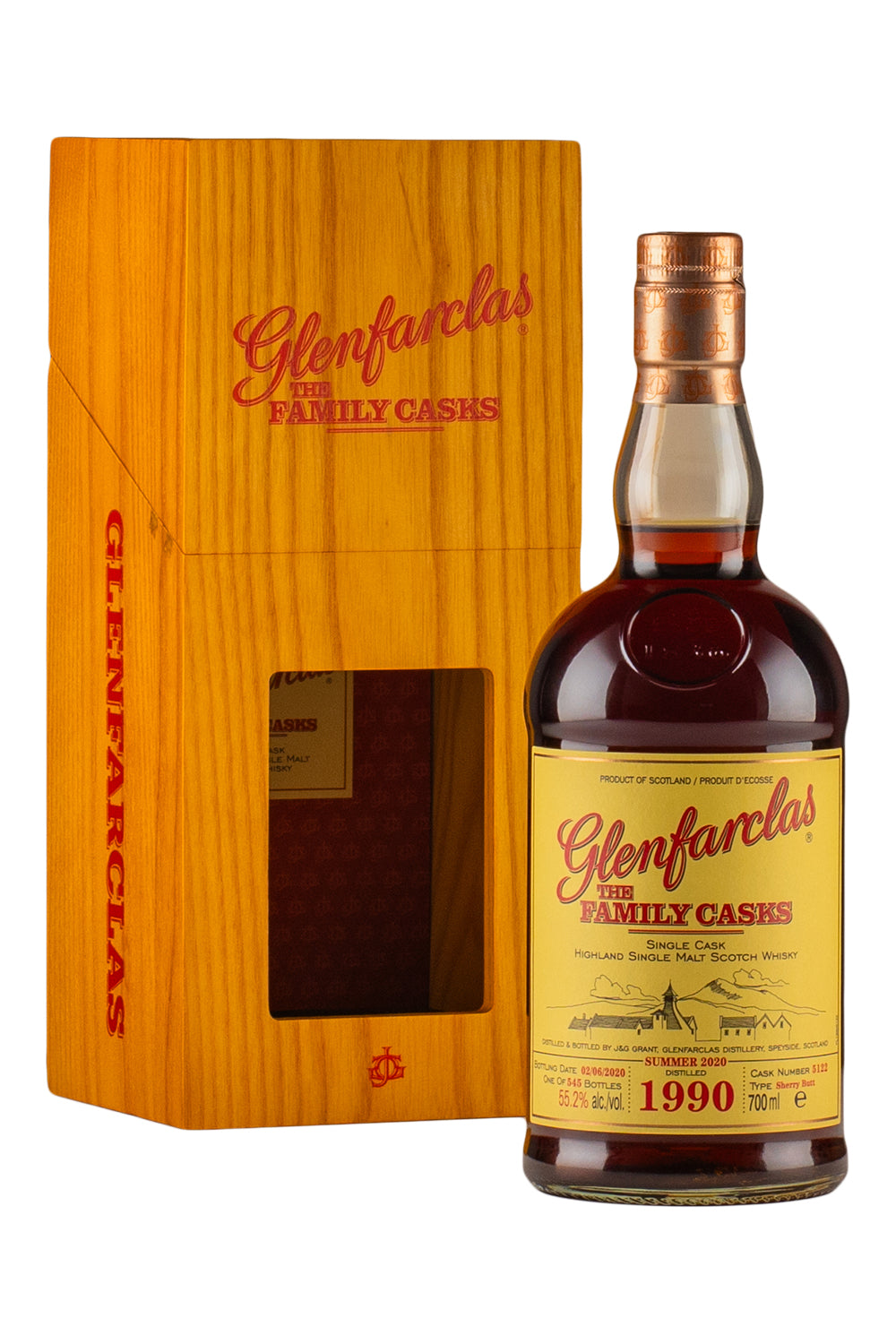 Glenfarclas 30 Year Old Family Cask 5122 1990