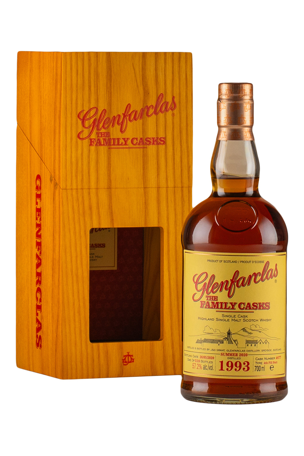 Glenfarclas 26 Year Old Family Cask 4677 1993