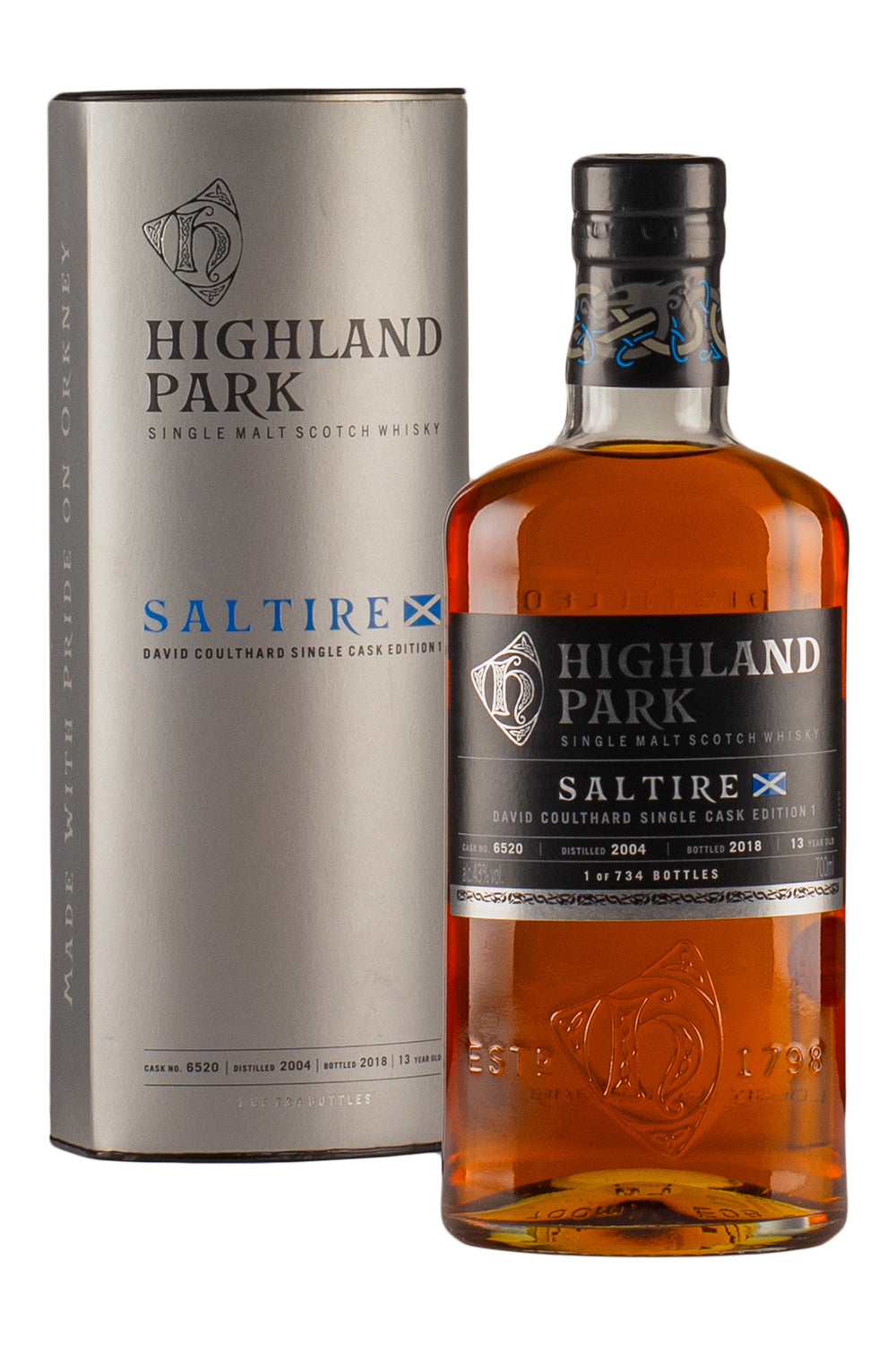 Highland Park 13 Year Old Saltire David Coulthard Edition 1