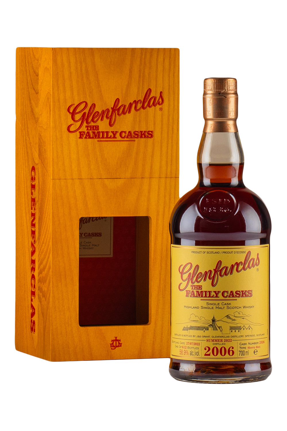 Glenfarclas 15 Year Old Family Cask 2526 2006