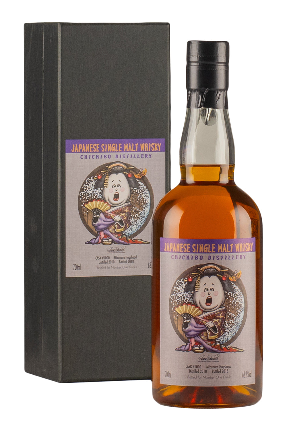 Chichibu Single Mizunara Hogshead Cask #1000 (Bottled 2018) 2010