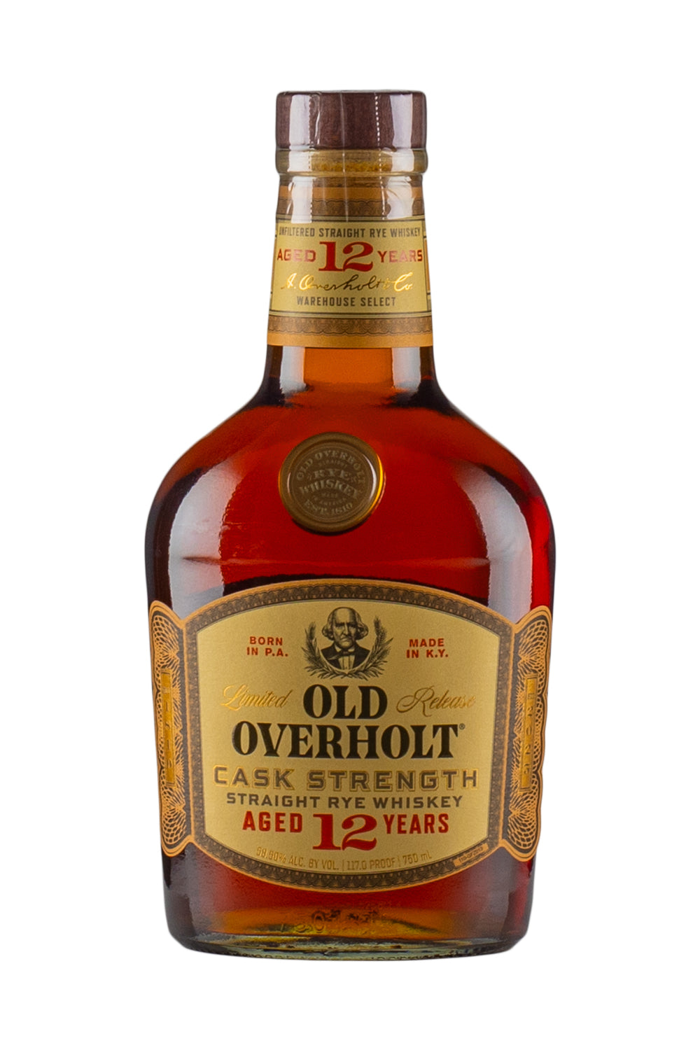 Old Overholt 12 Year Old Cask Strength Rye
