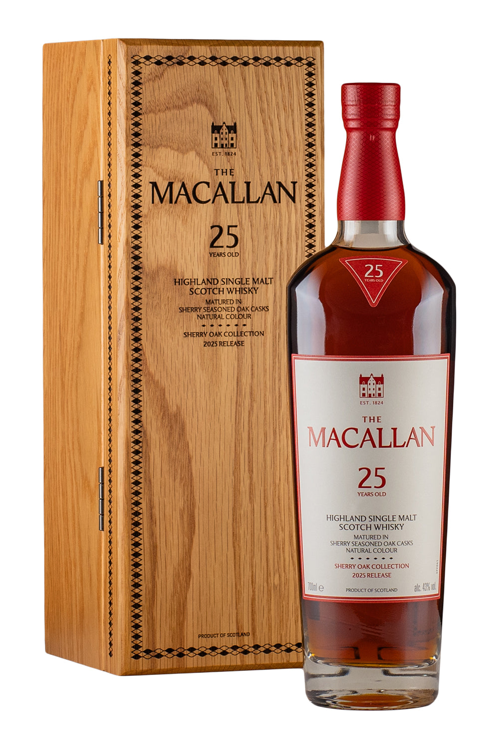 Macallan 25 Year Old Sherry Oak (2025 Release)