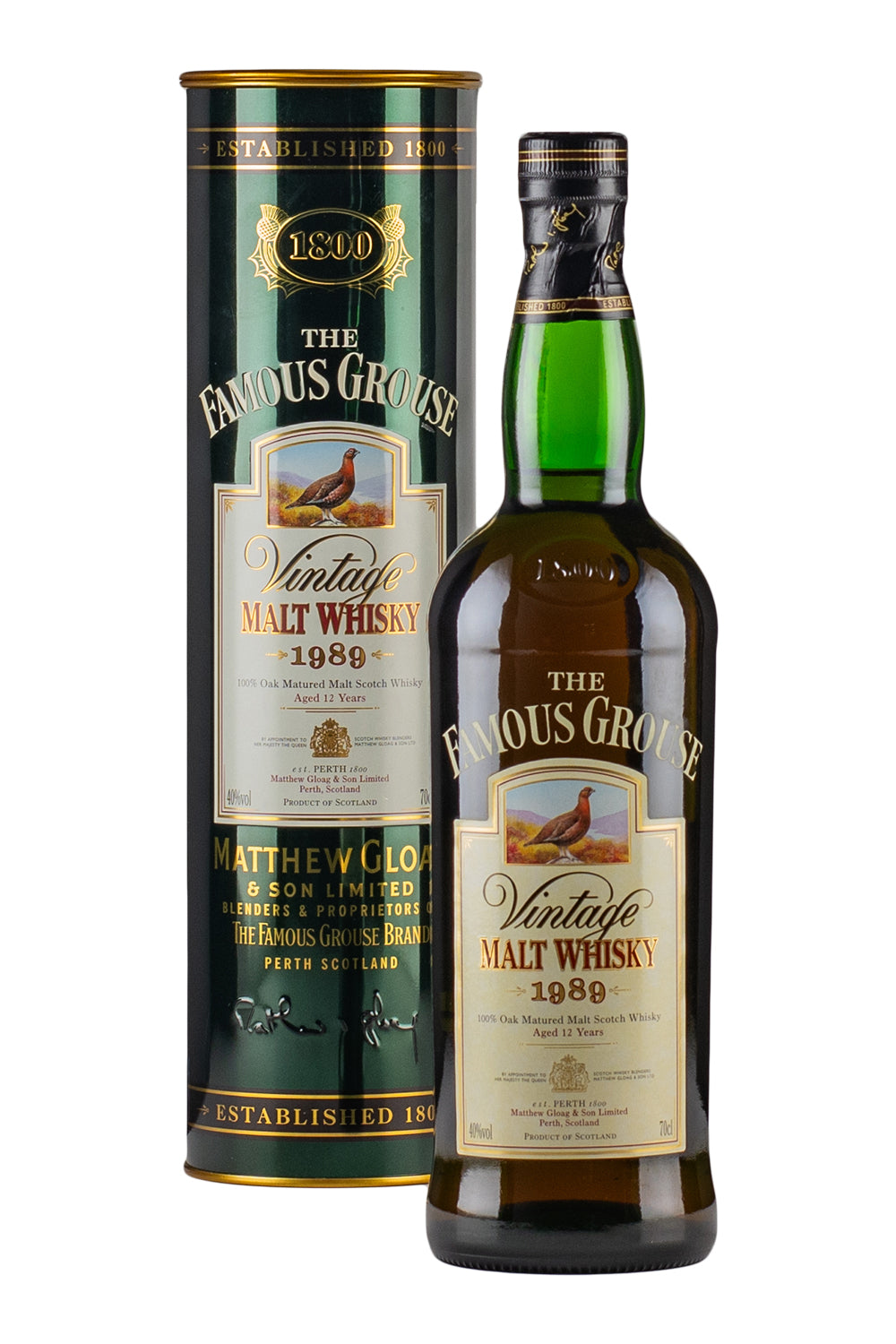 Famous Grouse 12 Year Old 1989