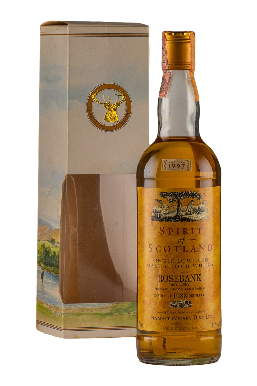 Rosebank 11 Year Old Spirit of Scotland Gordon and Macphail 1988