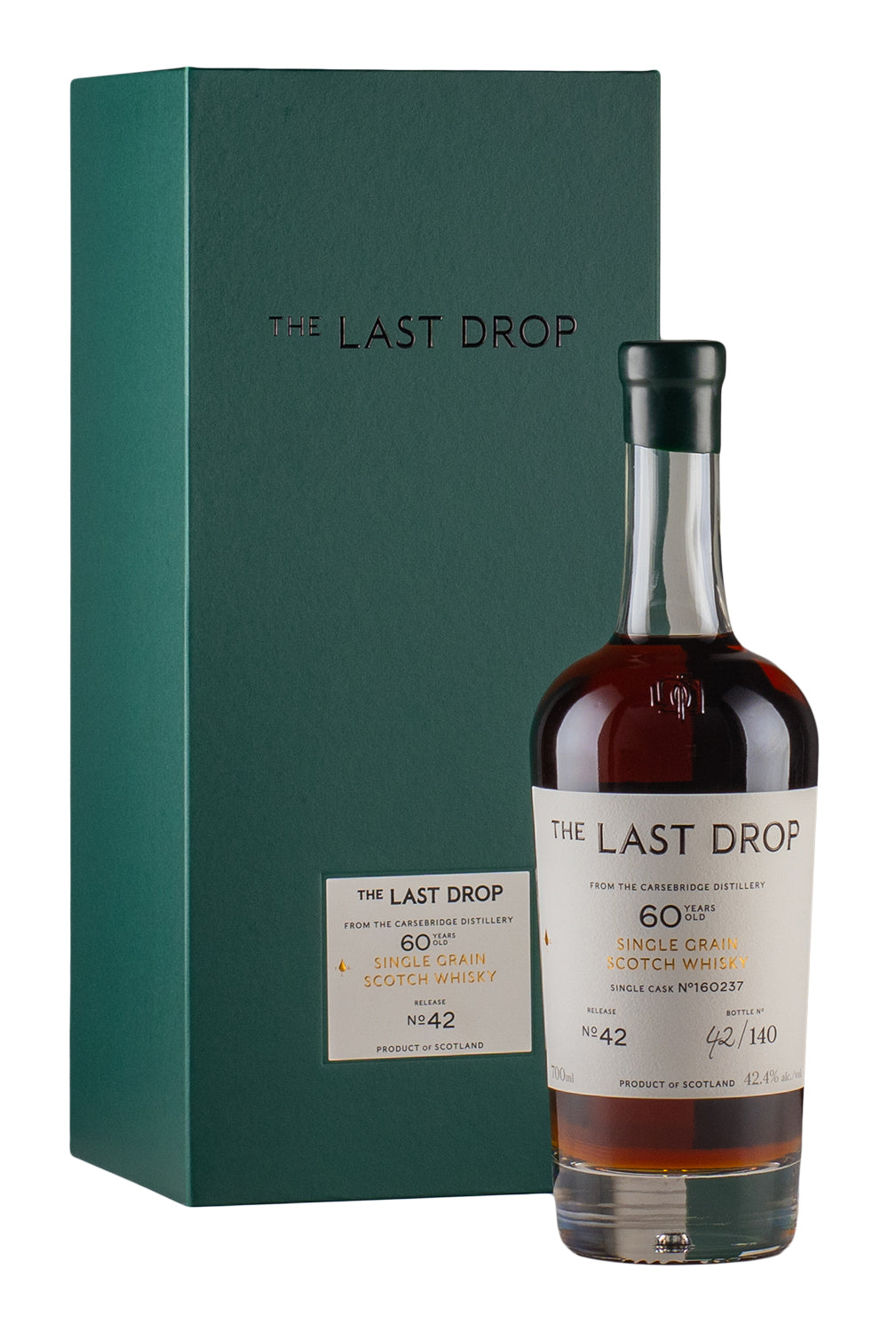 Carsebridge 60 Year Old Single Cask The Last Drop 1976