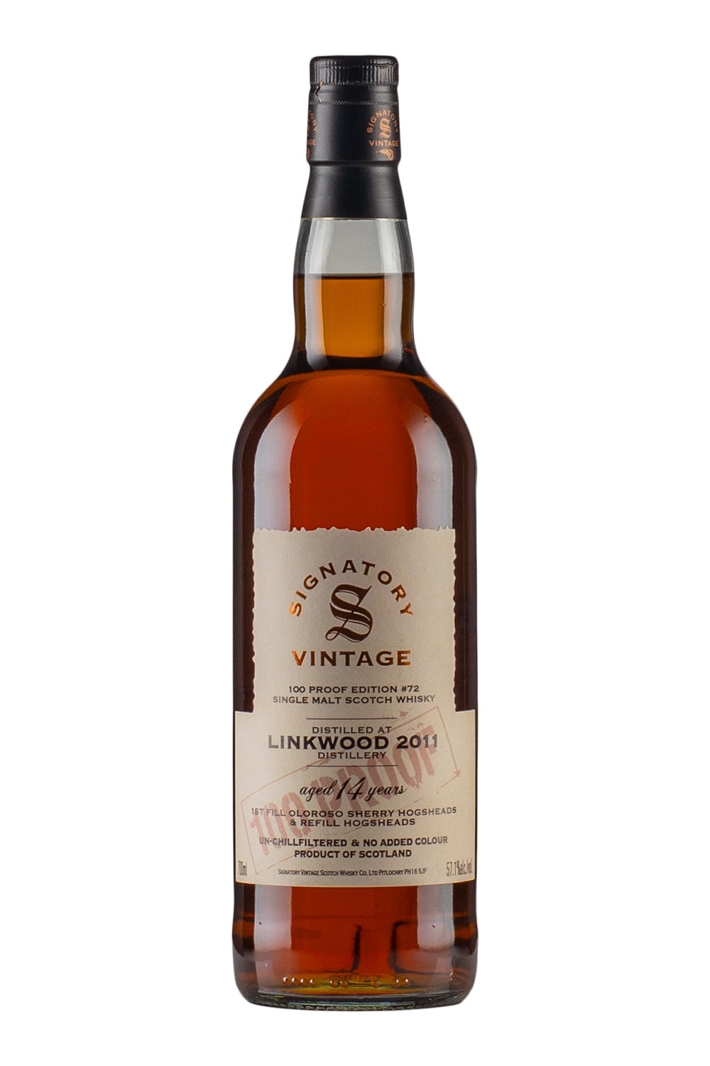 Linkwood 14 Year Old Signatory 100 Proof 2011