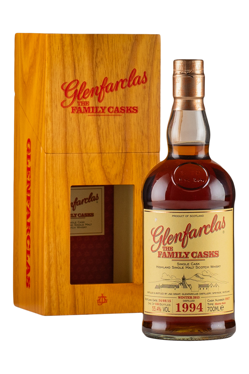 Glenfarclas 20 Year Old Family Cask 2957 1994