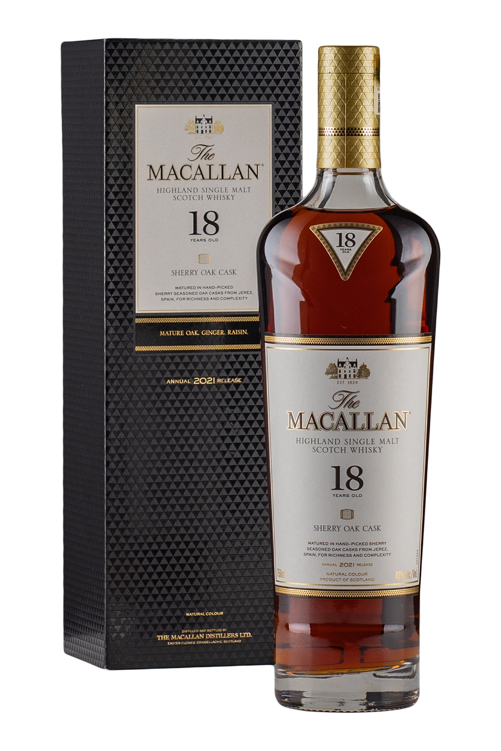 Macallan 18 Year Old Sherry Oak (2021 Release)