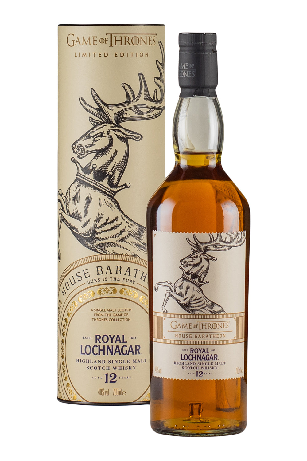 Royal Lochnagar 12 Year Old House Baratheon Game of Thrones Edition