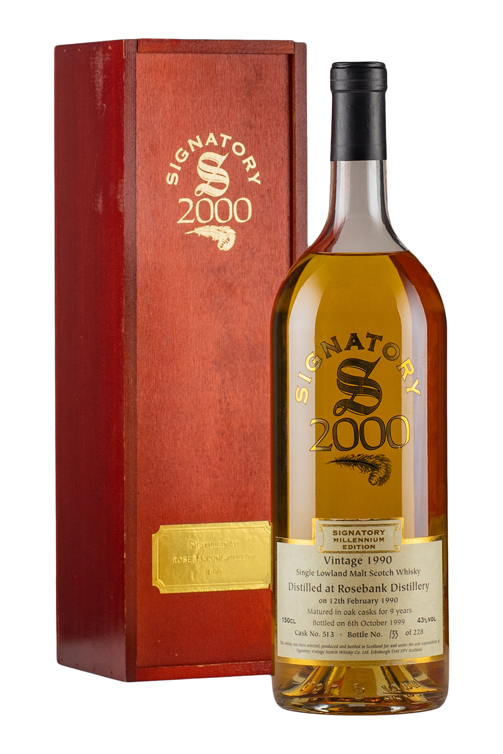 Rosebank 9 Year Old Signatory Millenium Magnum 1990