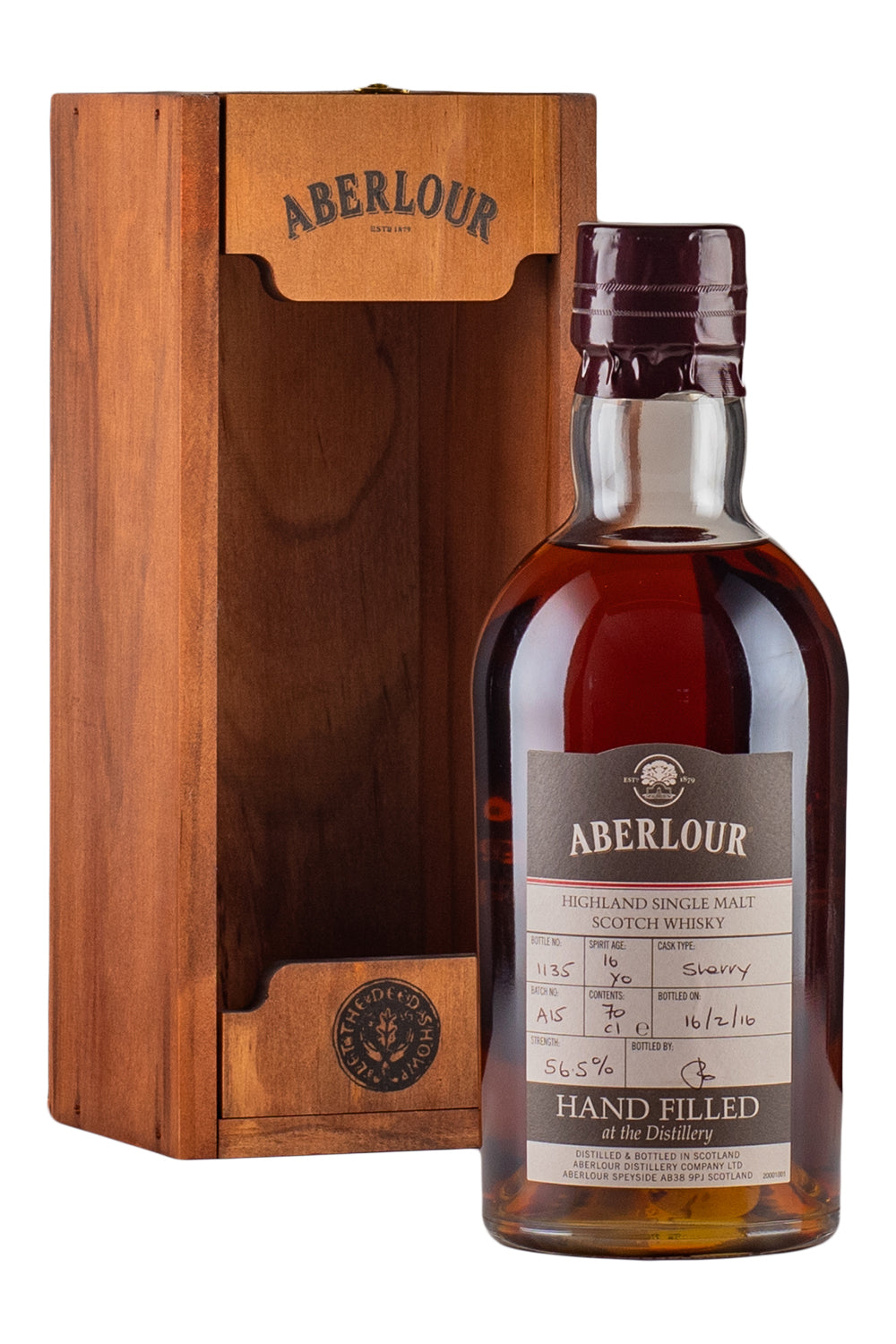 Aberlour 16 Year Old Hand Filled Distillery Exclusive