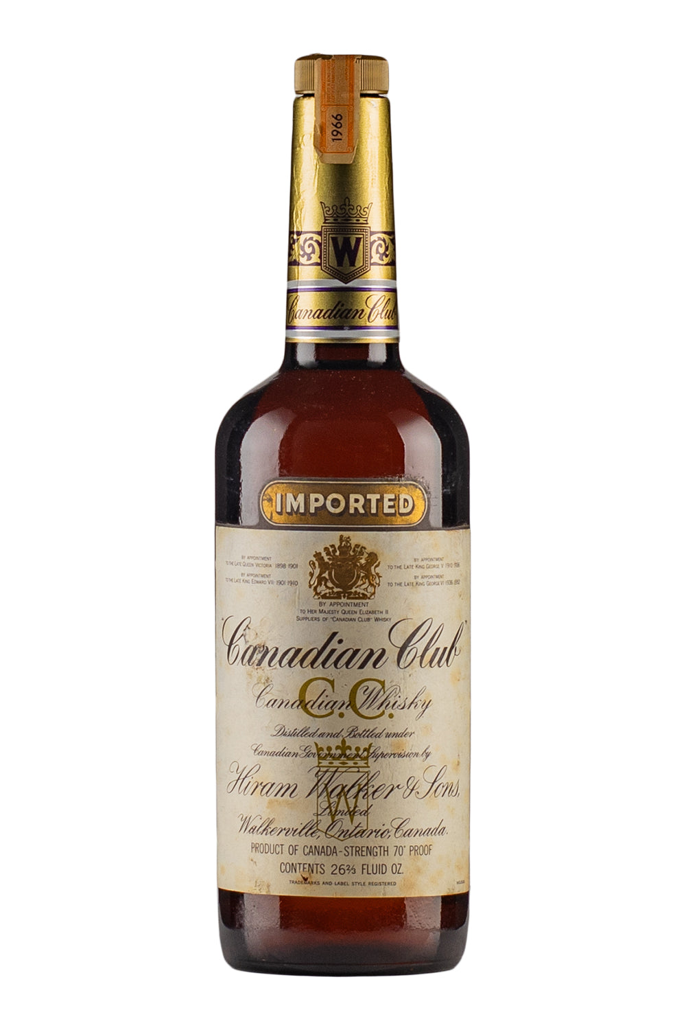 Canadian Club (Bottled c.1970s) 1966