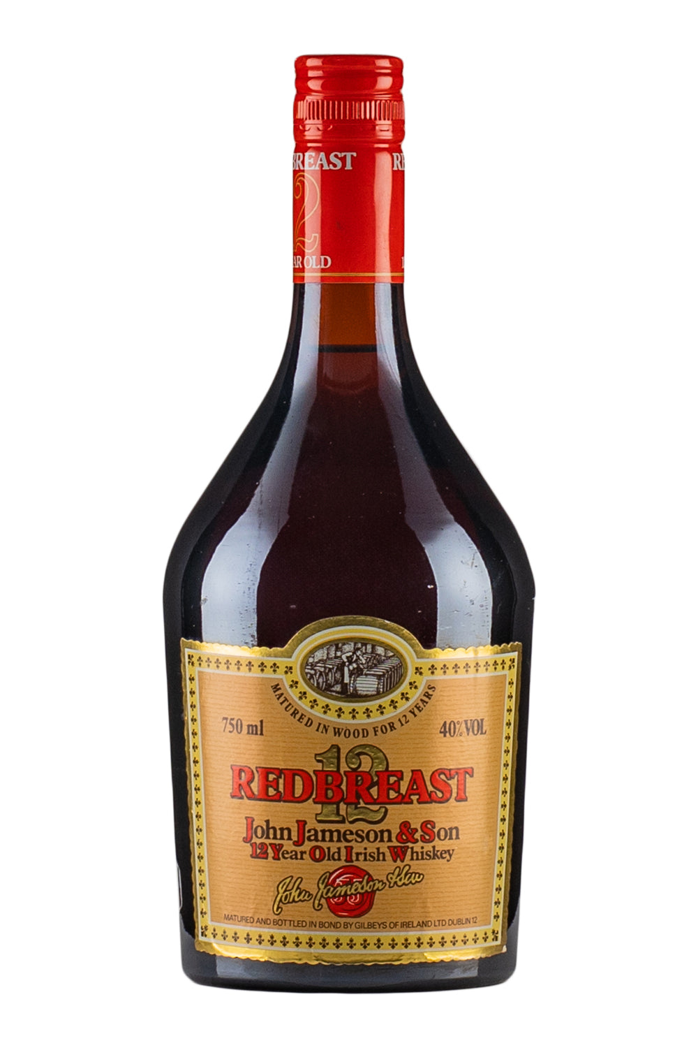 RedBreast 12 Year Old Gilbey`s Bottling c.1980s