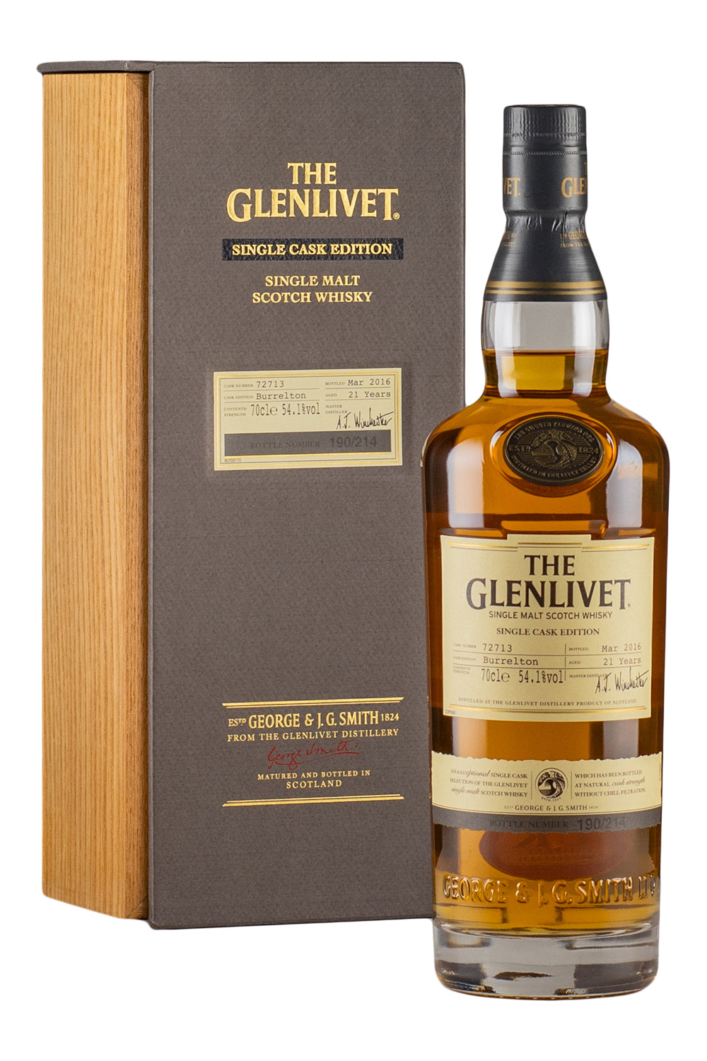 Glenlivet 21 Year Old Single Cask 72713 (2016 Release)