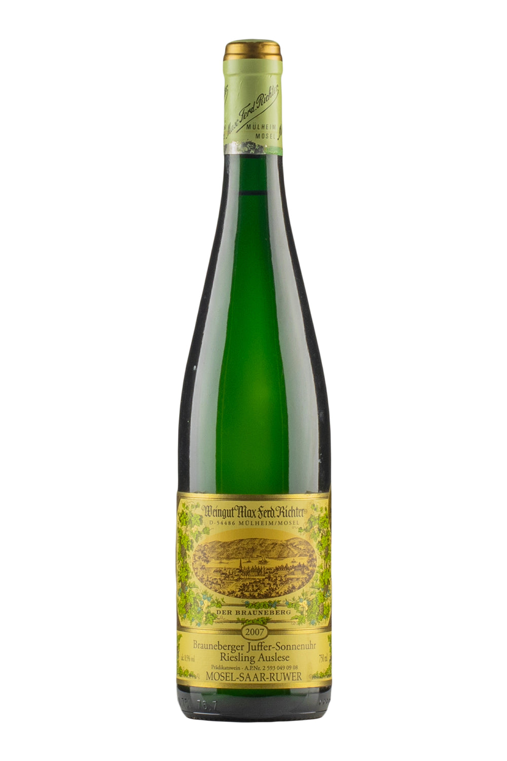 Max Ferd Richter Brauneberger Juffer Sonnenuhr Riesling Auslese 2007