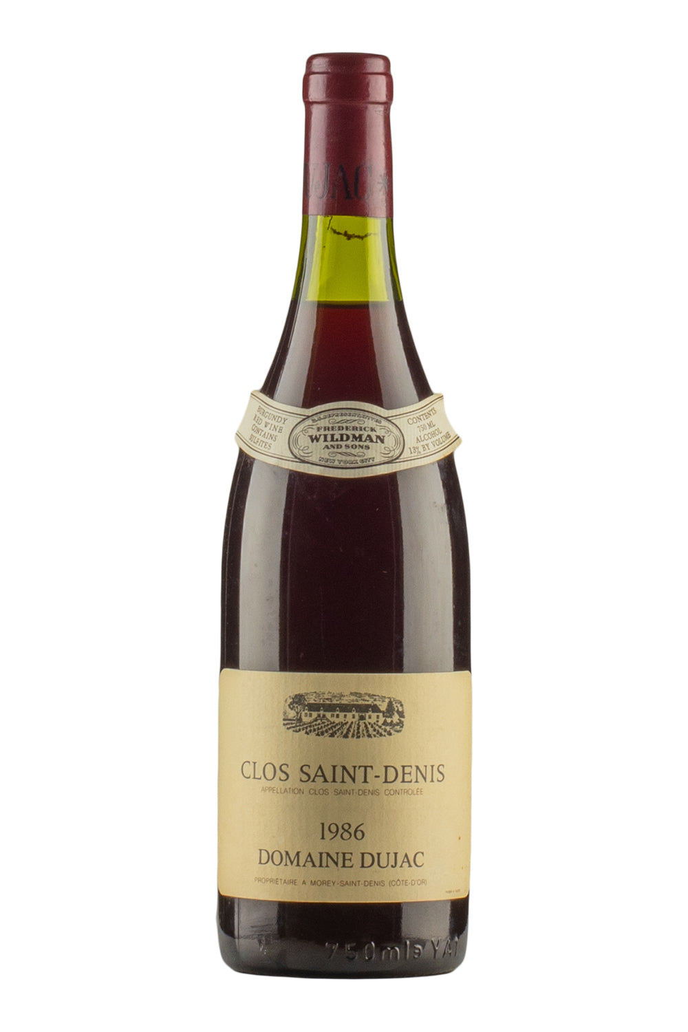 Clos St Denis Domaine Dujac 1986