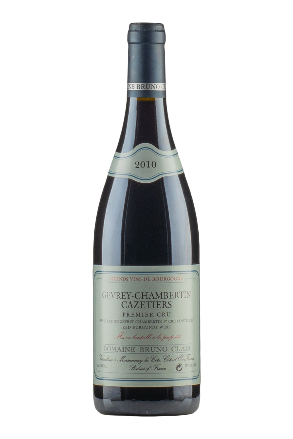 Gevrey Chambertin Les Cazetiers Bruno Clair 2010
