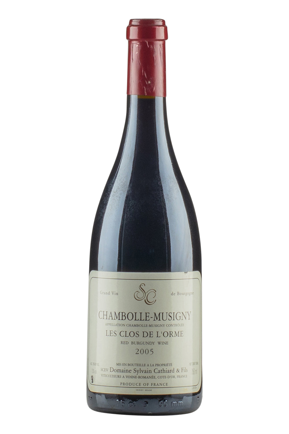 Chambolle Musigny Les Clos de L`Orme Sylvain Cathiard 2005