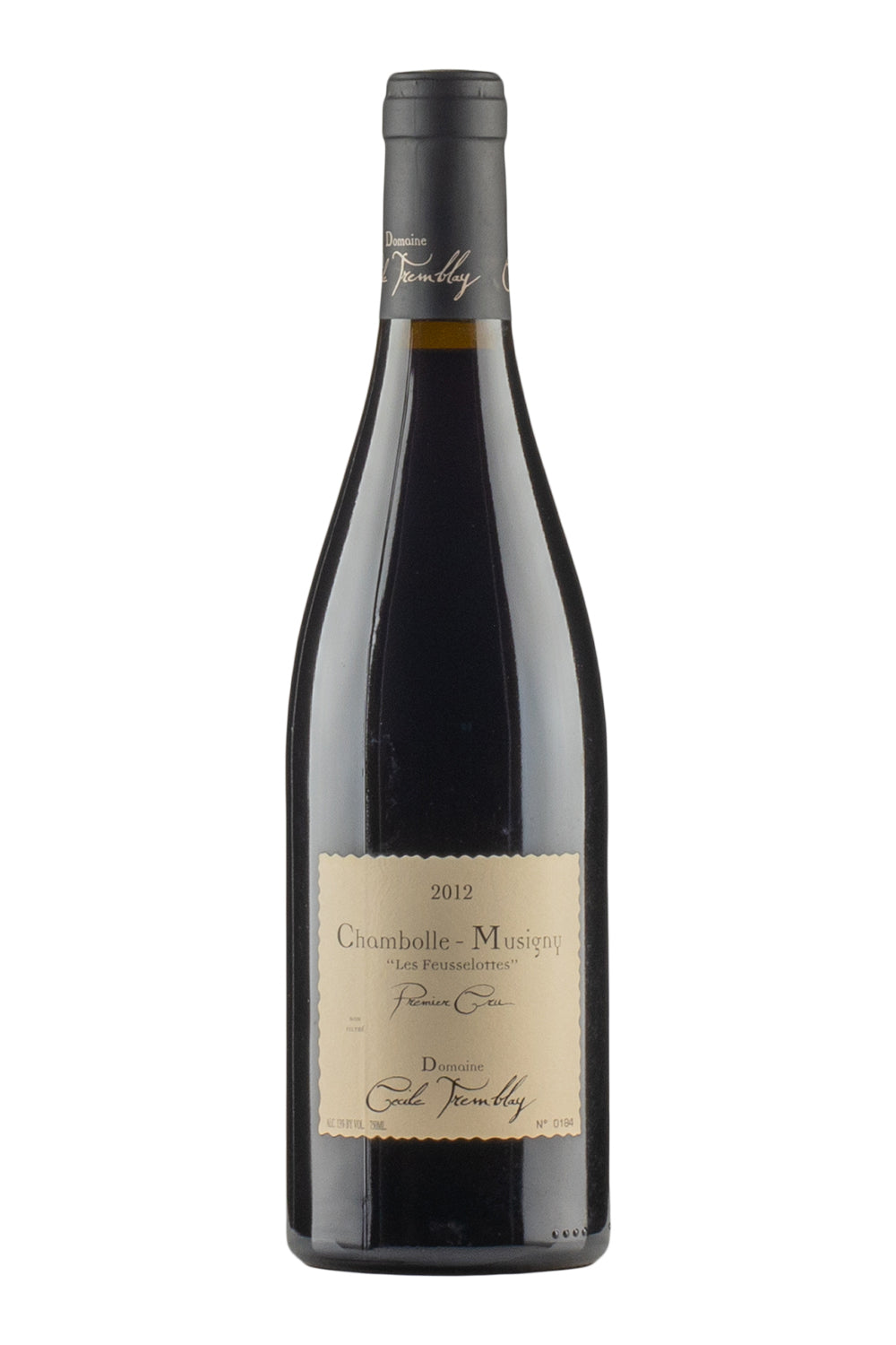 Chambolle Musigny Les Feusselottes Cecile Tremblay 2012